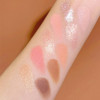 Go Ho 10 Colors Eyeshadow PaletteMatteGlitterShimmer Eyeshadow Korean MakeupLong Lasting Blendable ShadesNaturingLooking