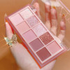Go Ho 10 Colors Eyeshadow PaletteMatteGlitterShimmer Eyeshadow MakeupPink Powder Light Pink Eye Shadow ShadesNaturingLoo
