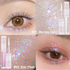 6Pcs Liquid Glitter Eyeshadow Eyeliner Korean Makeup Bling Under Eye Shadow Shimmer Eye Make Up Valentines Gift SetLong