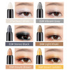 LSxia 15 Colors Glitter Eyeshadow Stick Colorful Set Shimmer Pearl Cream Eye Shadow Stick Pencil Crayon Shiny Colored Lo