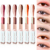 LOKFAR 12 Colors Glitter Eyeshadow Stick Set TwoTone Shimmer Gradient Shadow Duo Chrome Metallic Eyeshadow Stick Waterpr