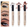 LOKFAR 3 PCS EyeShadow Stick Makeup Cosmetics Eye Brightener Waterproof Rotatable Cream Eye Shadow Pencil Glitter Shimme