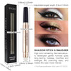 LOKFAR 3 PCS EyeShadow Stick Makeup Cosmetics Eye Brightener Waterproof Rotatable Cream Eye Shadow Pencil Glitter Shimme