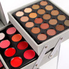 Pure Vie AllinOne Holiday Makeup Gift Set Xmas Essential Starter Bundle Include Eyeshadow Palette Lipgloss Concealer Blu