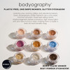 Bodyography Glitter Pigment Eye Shadow Long Wear Shimmer Eyeshadow Vegan Talc Paraben Free Cream Powder Formula Prism Gr
