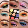 18 color eyeshadow palettevegan eye shadow with special colors eyeshadow cosmetic Matte duochrome eyeshadow make up1