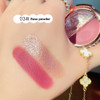 Timipoo Double color eye shadow high pigment eye makeup palette matte shimmer metal eye shadow powder waterproof and dur