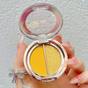 Timipoo Double color eye shadow high pigment eye makeup palette matte shimmer metal eye shadow powder waterproof and dur