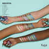 Kaja Eyeshadow Moon Crystal Sparkling Eye Pigment Shimmering Teal Finish Highly Pigmented Glitter 06 Cosmic 029 Oz