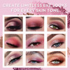 UCANBE Professional 18 Colors Aromas Nude Eyeshadow Palette Long Lasting Multi Reflective Shimmer Matte Glitter Pressed