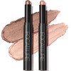 FOCALLURE 2 Pcs Cream Eyeshadow StickBrightener Eyeshadow Pencil CrayonHigh Pigmented Eye Shadow PenWaterproof Long Last