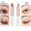 ALNGFUIK 12 Colors Glitter Eyeshadow StickDouble Colors Shimmer Eye Shadow Stick Gradient Eye Makeup