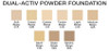 Jolie DualActiv Matte Finish Pressed Powder Foundation Cream Beige