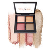 Skone Pink Champagne Eyeshadow Quad Smokey Eye Makeup Shimmery Shades of Champagne Powder Form Female Targeted 20g