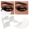TailaiMei 300 Pcs Eyeshadow Shields Eyeshadow Stencil for Prevent Makeup Residue Lint Free Gel Pad for Eyeliner Eyelash