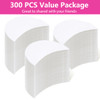 TailaiMei 300 Pcs Eyeshadow Shields Eyeshadow Stencil for Prevent Makeup Residue Lint Free Gel Pad for Eyeliner Eyelash