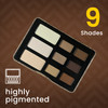 Ccolor Cosmetics Matte Natural 9Color Eyeshadow Palette Matte Finish Highly Pigmented Eye Shadow Makeup LongWearing Eye