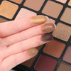 Vodisa Nude Neutral Eyeshadow Palette Matte and Shimmer Eye Shadows Long Lasting Blendable Eyeshadow with Makeup Brushes