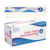 Dynarex 6-Inch Sterile Cotton Tipped Applicators - Single-Use Wooden Cotton Tip Applicators for Wound Care & Dressing, Hygiene, Make Up, Cleaning Too online at globaldelivered