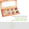 Honeybee Gardens Nude Renaissance Eye Shadow Palette Clean and Bold 4 Highly Pigmented Colors With Long Lasting Luxe Fin
