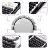 Eyelash Extensions 007 C Curl Natural Faux Mink Eyelash Extensions Individual Lashes Extension 12mm Tray Salon Use by EY