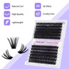 Individual Lash Clusters Volume Lashes DIY Eyelash Extension Natural Curl Glue Bonded Soft Lash Extensions by WENDY LASH