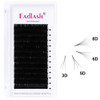 Volume Lash Extensions 820mm Length Easy Fan Lashes 2D10D Self Fanning Eyelash Extensions C D DD Curl 005 007mm Rapid Bl