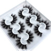 HBZGTLAD 6 Pairs Fluffy False Eyelashes Natural Faux Mink Strip 3D Lashes Pack MDF12