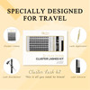 QUEWEL DIY Eyelash Extensions Kit Lash Clusters 144 Pcs Golden Lashes Tweezers Eyelashes Clusters Bond and Seal Waterpro