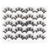 Vayator 16 Pairs False Eyelashes Natural Wispy Fluffy Dramatic Volume Fake Lashes Extension Handmade Crueltyfree Eyelash