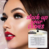 Andrea Individual Lashes Regular Flares Medium Black Lightweight Natural Looking Single Lashes Eyelash Extension 4 Pack