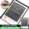 Bodermincer Lash Clusters D Curl BlackBrownColored Lashes 101214121416161820mm Mixed Lash Clusters Kit For Beginner M01