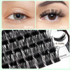 Bodermincer Lash Clusters D Curl BlackBrownColored Lashes 101214121416161820mm Mixed Lash Clusters Kit For Beginner M01