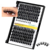 Bodermincer 120 Clusters 10mm12mm12mm14mm14mm16mm Mixed Wide Cluster False Eyelash Individual Cluster EyeLashes Grafting