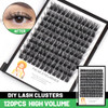 Bodermincer Lash Clusters D Curl BlackBrownColored Lashes 101214121416161820mm Mixed Lash Clusters Kit For Beginner M01