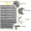 Lash Clusters 208 PCS Cluster Lashes Individual Lashes B05B06 Eyelash Extensions 1018mm DIY Lash Extensions D Curl Volum
