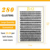 Lash Clusters 208 PCS Cluster Lashes Individual Lashes B05B06 Eyelash Extensions 1018mm DIY Lash Extensions D Curl Volum
