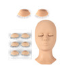 Lash Mannequin Head CALAILIS Mannequin Head Eyelash Extension Mannequin Head Doll Head for Lash Extensions Eyelash Manne