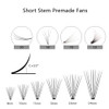 Premade Fans Eyelashes Loose Lashes Premade 5D FanCCurlThickness 007 mmEyelash Extension Volume Lash Fans 1000Fans 12