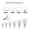 1000Fans Premade Fans Eyelashes Loose Lashes Premade 3D FanCCurlThickness 007 mmEyelash Extension Volume Lash Fans 1000F