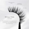 Lilly Lashes 3D Miami Faux Mink Strip Eyelashes False Eyelashes Dramatic Look Reusable False Lashes Fake Lashes Pack Las
