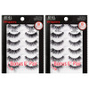 Ardell Demi Wispies False Eyelashes Multipack Natural Lashes Wispy with Invisiband for Lightweight Comfort 6 Pairs 2 Pac