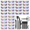 MAGEFY Lashes 30 Pairs 6 Styles Faux Mink Eyelashes Fake Eyelashes Natural Look to Dramatic Volume False Lashes 3D Lashe
