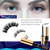 Menaka Magnetic Eyelashes Natural Look Magnetic Lashes with Eyeliner Kit 4 Tube Strong Magnetic Eye Liner 3D Reusable Ma