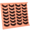 Short Lashes Natural Look False Eyelashes Thick Volume Faux Mink Lashes Pack Wispy Strip Fake Eyelashes Cat Eye Lashes t