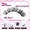 FADLASH Lash Clusters Kit DIY Eyelash Clusters Natural 40D Lashes Individual Eyelash Extensions Kit with Lash Bond and S
