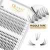 QUEWEL Cluster Lashes 240Pcs 10D20D D Curl Mix814mm Lash Extensions SoftNatural False Eyelashes Individual DIY Eyelash E