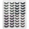 DYSILK Mink Lashes False Eyelashes Wispy Lashes Natural Look 20 Pairs Lashes Pack 4 Styles Mixed Faux Mink Eyelashes 6D