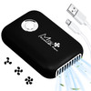 Buqikma Eyelash Mini Lash Fan for Eyelash Extension Portable Lash Fan Dryer Handheld Rechargable USB Eyelashes Fans with