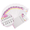 FADLASH Volume Fans Holder for Easy Fan Volume Lashes 20Pcs Storage Card Cruelty Free Black